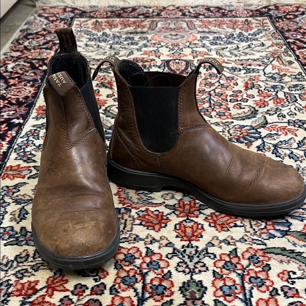 Blundstone Brown Leather Chelsea Boots (AU 5)